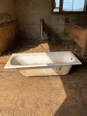 Viehtränke-Badewanne
