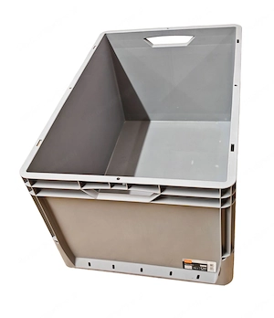 OBI Eurobox Vollwand 60 cm x 40 cm x 32 cm Grau