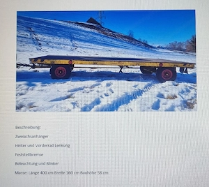 Zweiachsanhänger  Bild 5
