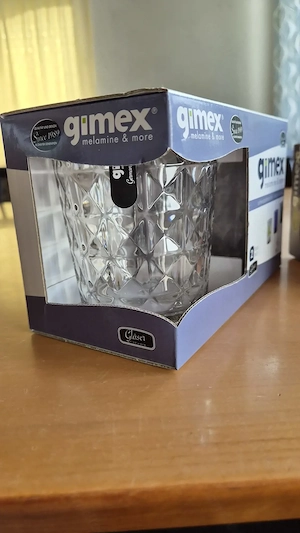 Gimex Stone Line Opal Wasserglas 2 Stück Bild 3