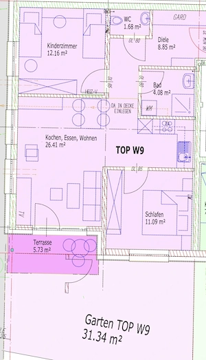 Sonnige 3-Zimmer-Eigentumswohnung mit großer Terrasse in Au (Bregenzerwald)   provisionsfrei privat Bild 10