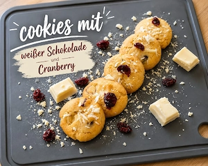 Cookies mit Schokolade und Crembery