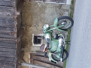Puch 125 SV Motorrad Grün Oldtimer Bild 2