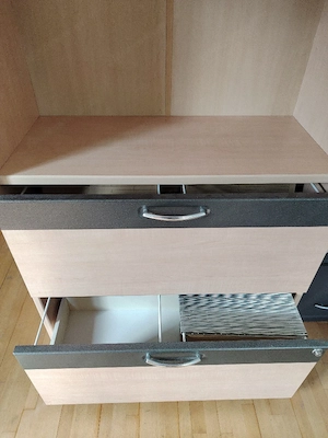 Hänge Mappen und Ordner Schrank Bild 2