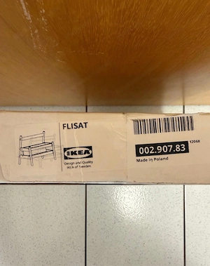Verkaufe eine originalverpackte IKEA FLISAT Bücherbank   komplett neu & ungeöffnet Bild 3