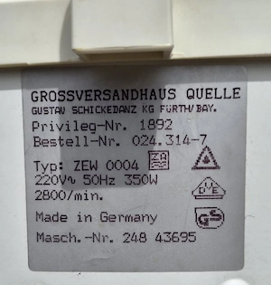 Wäsche Schleuder Bild 2