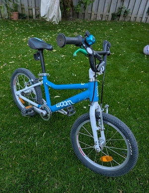 Woom 3 Kinderfahrrad in Blau, gebraucht, guter Zustand Bild 3