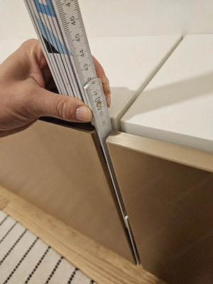 Ikea Besta Wandschränke 3 mal 60x38x20 cm mit Türen Bild 5