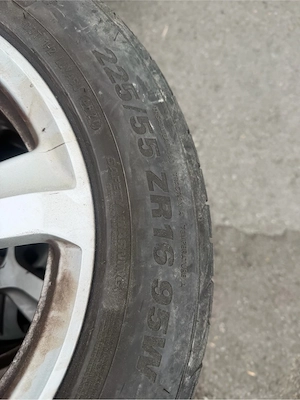 225 55 17 für audi a4 ,vw passat gute profil s.reifen mit alu felgen 