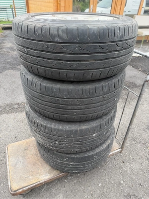 225 55 16 für audi a4 ,vw passat gute profil s.reifen mit alu felgen  Bild 4