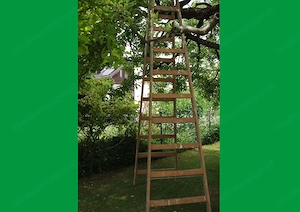 Holzstehleiter 10 Sprossen