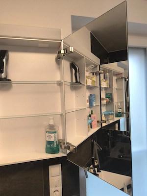 Keller PURO Spiegelschrank 80 cm LED beidseitig verspiegelt Bild 4