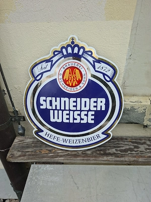 Blechschild.