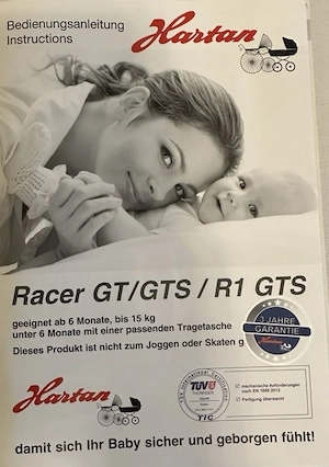 Kinderwagen Hartan Racer GTS - top Zustand! Bild 7