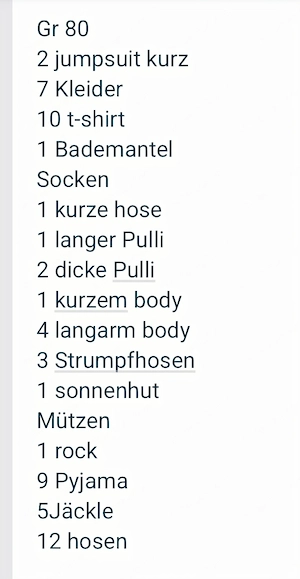 über 150 teile mädchenkleidung gr 80-98 Bild 5