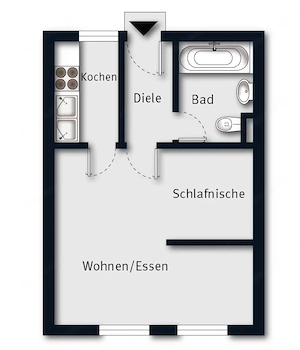 PROVISIONSFREI! Sonnige, ruhige 1.5 Zi Wohnung Bild 2