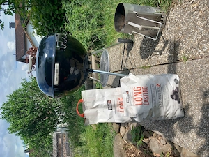 Original Weber Holzkohle Kugelgrill