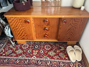 Kommode, Garderobe, Sideboard mit Spiegel Bild 2