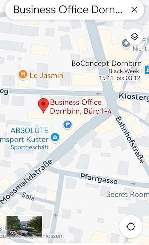 Dornbirn! 3 BÜROS mit je 30 m2 zu je 690   inkl. ALLER KOSTEN & WLAN ! Top möbliert, zentrumsnah Bild 3