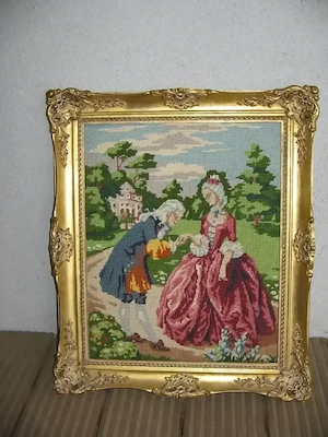 gobelin in holzrahmen Bild 2