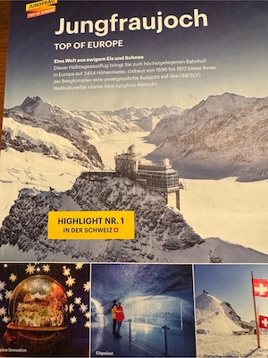 2:1 Bahnfahrt Jungfraujoch , Kinder gratis Bild 3