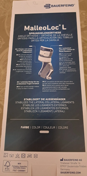 Sprunggelenkorthese Bild 3