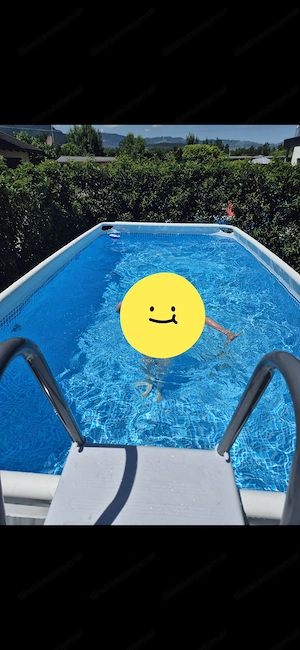 Frame Pool Set Prism Quadra 400 x 200 x 122 cm Bild 3