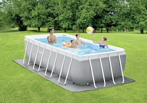 Frame Pool Set Prism Quadra 400 x 200 x 122 cm