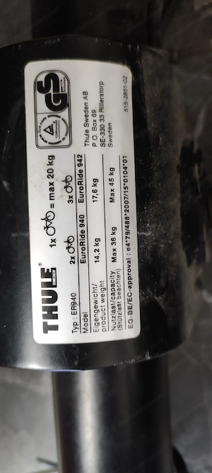 Thule Fahrradträger Bild 2