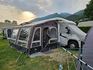 Fiat Ducato Orange Camp Wohnmobil inkl. Anhänger & umfangreichem Campingzubehör Bild 4