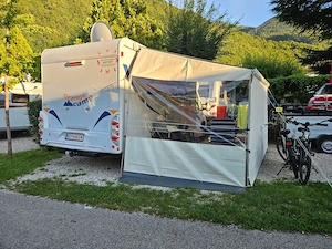 Fiat Ducato Orange Camp Wohnmobil inkl. Anhänger & umfangreichem Campingzubehör Bild 5