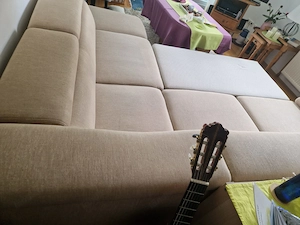 Eckcouch Campino-S mit Schaffunktion beige Bild 7