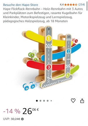 Hape Holz Rennbahn Bild 3