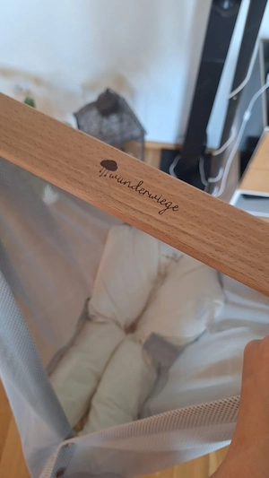 Federwiege "Wunderwiege" mit Hängematte & Motor Bild 3