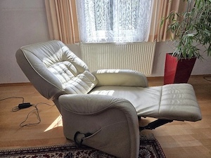 Relax- und Fernsehsessel aus Leder  Bild 2