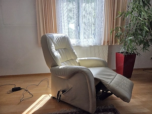 Relax- und Fernsehsessel aus Leder  Bild 4