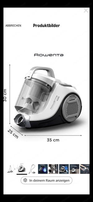 Rowenta Staubsauber 900 Watt Bild 3