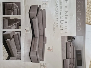 Eckcouch mit Schlaffunktion