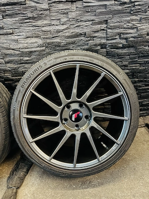 Japan Racing JR22 7,5x18 ET40 5x112 mit Sommerreifen Neuwertig Bild 5