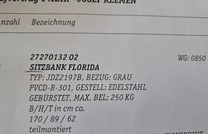 Tisch und Bank zu Verkaufen Selbstabholung in Dornbirn Bild 3