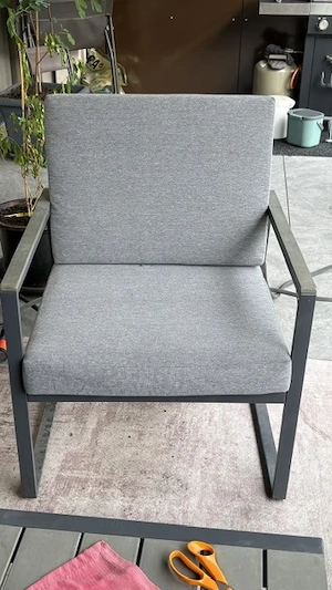 Gartenlounge Set, 2 Sessel, 1 Bank und ein Tisch Bild 4