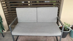 Gartenlounge Set, 2 Sessel, 1 Bank und ein Tisch Bild 5