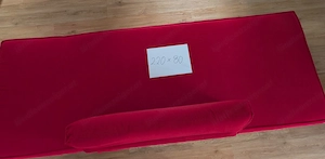 multifunktionales rotes Sofa  Bild 4