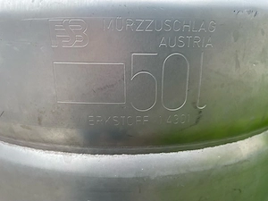 Druckfass Edelstahl Bild 2