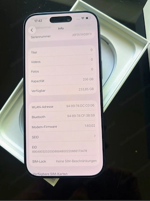 iPhone 17 Pro Depp Blue Bild 5
