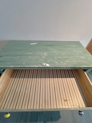 Grüne Vintage Kommode