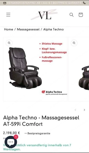 Massagestuhl Bild 3