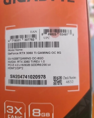 Gigabyte RTX 3060TI Bild 2