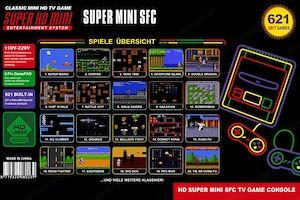 Retro Konsole   621 Spiele    Bild 2