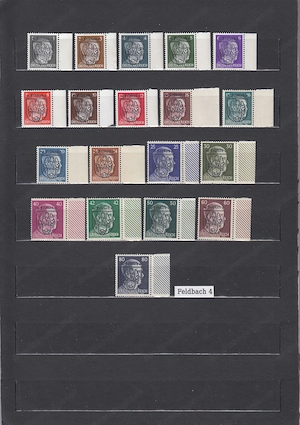 Briefmarkensammlung Österreich (Stmk) Lokal 1945 Postfrisch a. 30,- Bild 4